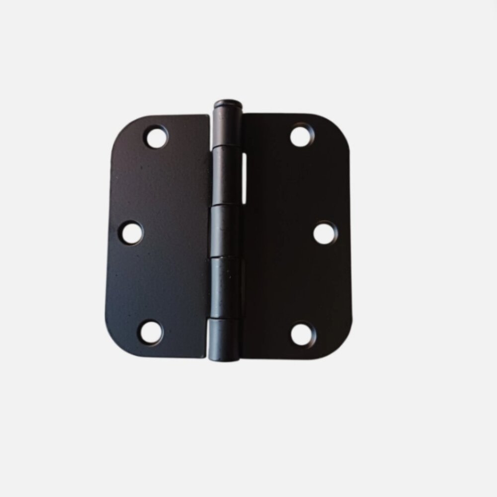 Door Hinges Premium Quality Steel Black 3.5" X 3 1/2 Inch Interior Hinges 4 pack